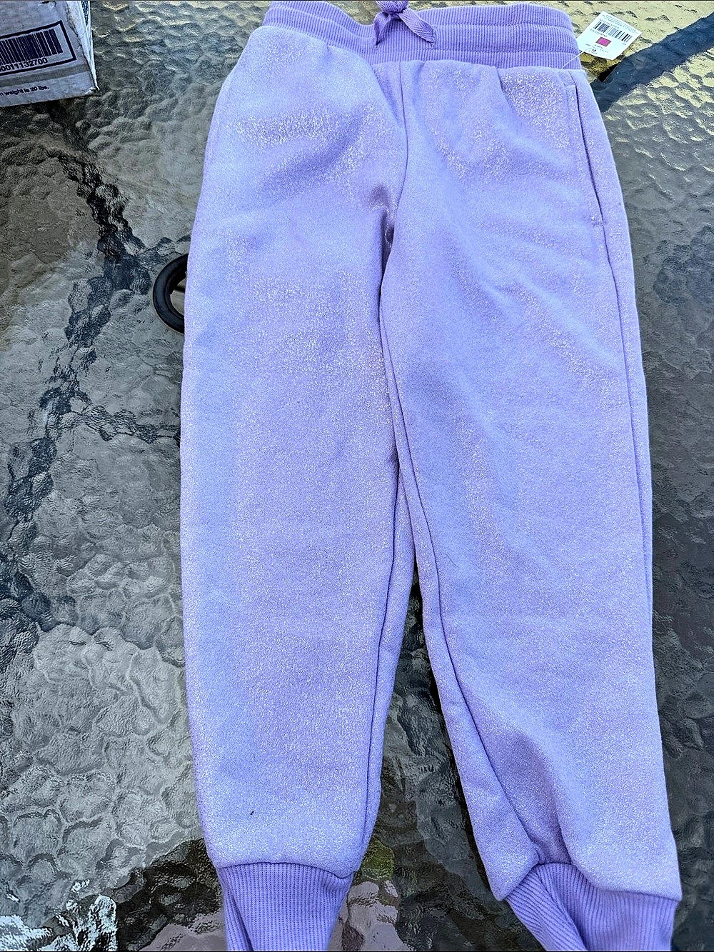 Extremely Me Girls Purple Jogger Pants Size 4 NWT
